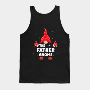 The Father Gnome Matching Family Christmas Pajama Tank Top